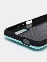 Бирюзовый чехол Huawei P Smart Z / Honor 9X / 9X Premium, без выреза для отпечатка, с кольцом