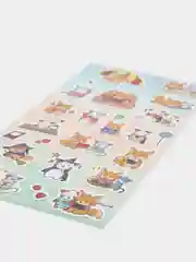 Алый мультяшные детские наклейки