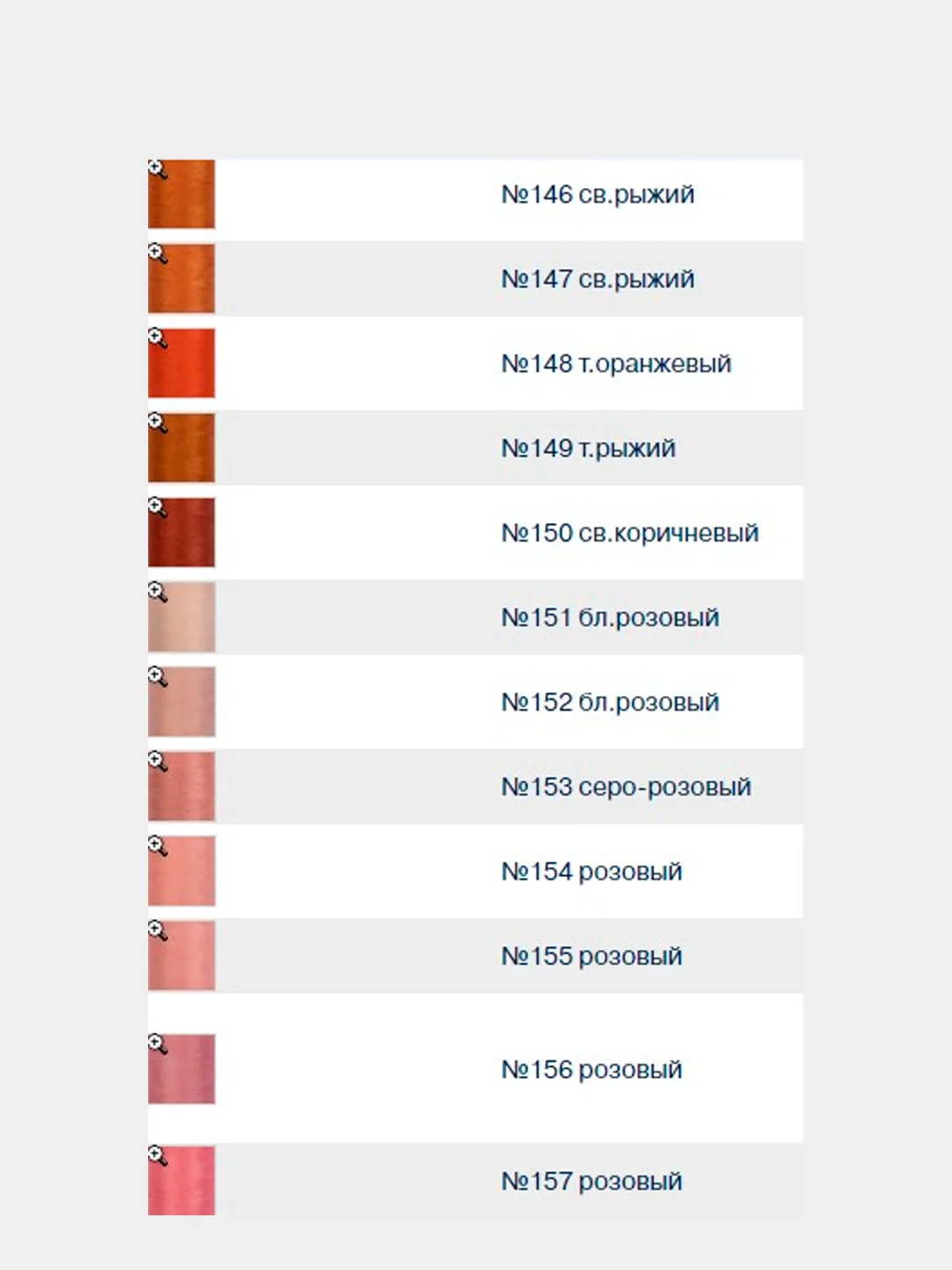 Швейные нитки 40/2 Gamma, 365 м, 1 штука, ассорти