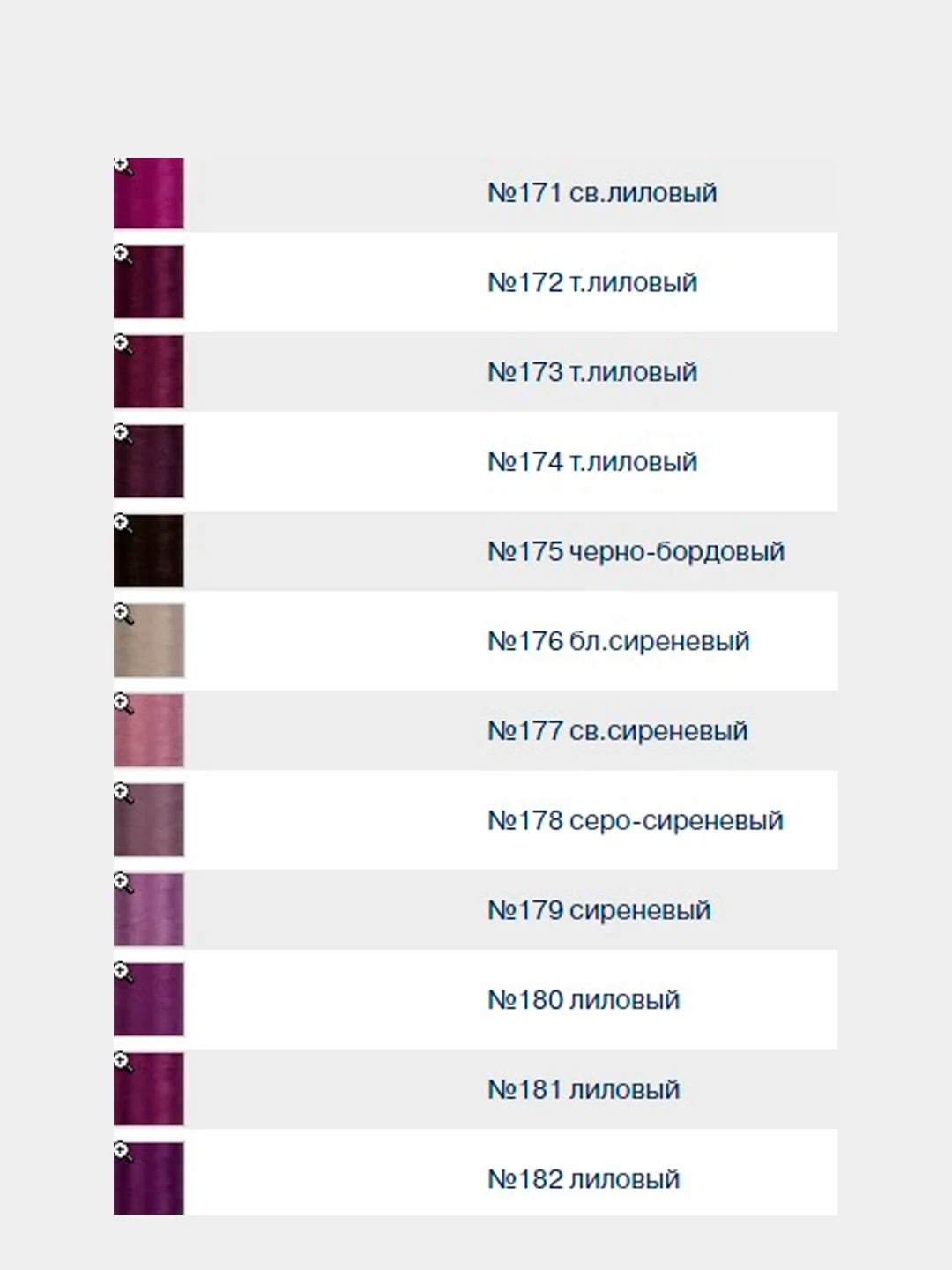 Швейные нитки 40/2 Gamma, 365 м, 1 штука, ассорти