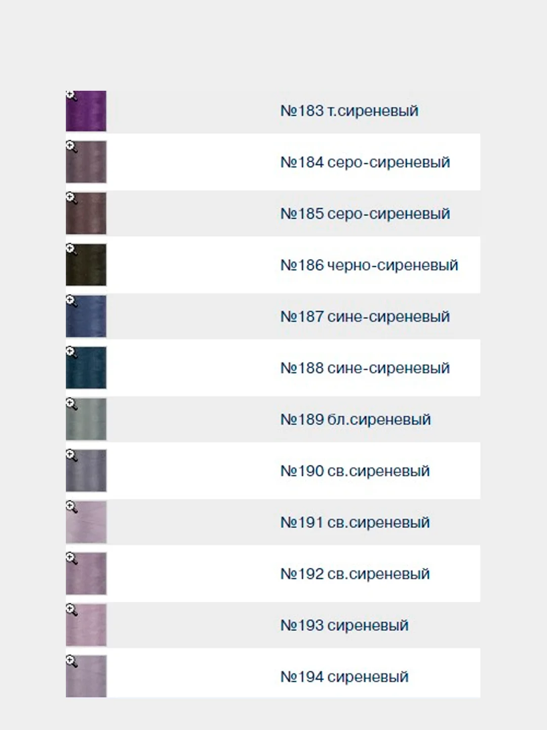 Швейные нитки 40/2 Gamma, 365 м, 1 штука, ассорти