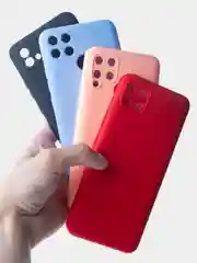 Чехол с бархатной подкладкой Realme C11 2020 / C11 2021 / C20 / C25 / C25S, (10 цветов)