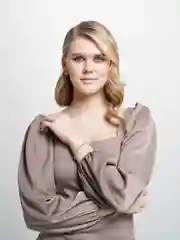 Браслет со стразами, 18см
