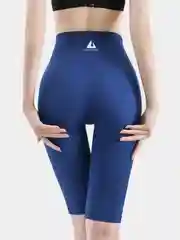 Синий велосипедки женские спортивные