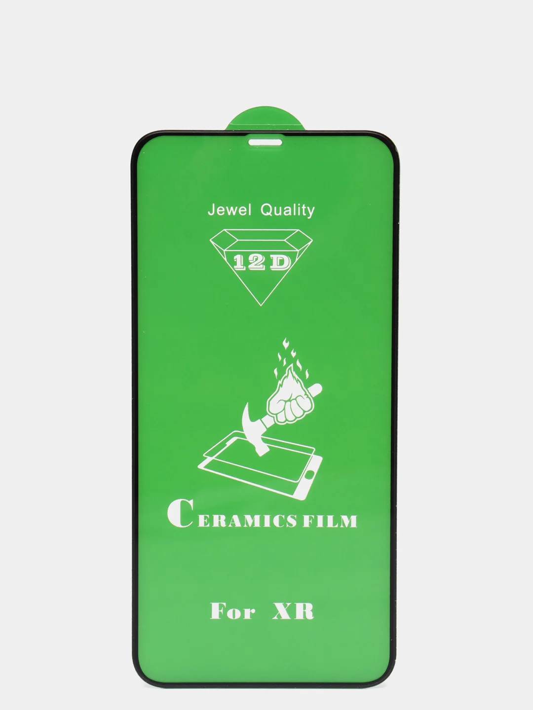 Черный защитное стекло Ceramics Film 12 D для iphone гибкое пластик 6 7 8 x xs xr max 11 pro