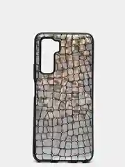 Чехол Huawei Honor 30s, Хуавей Хонор 30с силиконовый, имитация змеиной кожи