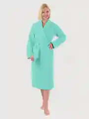 Мятный халат вафельный, банный, женский, размеры 44-50, разные цвета