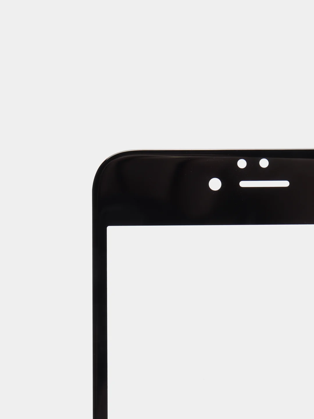 Стекло защитное Hoco для iPhone 6/6S Plus, чёрное, 0.33 мм