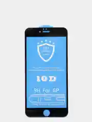 Черный защитное стекло для Apple iPhone (10D Glass)
