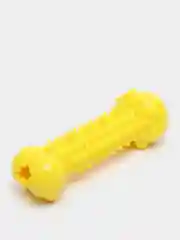 Голубой игрушка-кусалка для собак "Косточка", резиновая