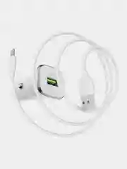 Автомобильное зарядное устройство Borofone BZ12A + кабель Micro/Type-C, 1 м