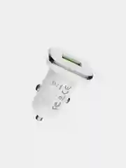 Автомобильное зарядное устройство Borofone BZ12A + кабель Micro/Type-C, 1 м