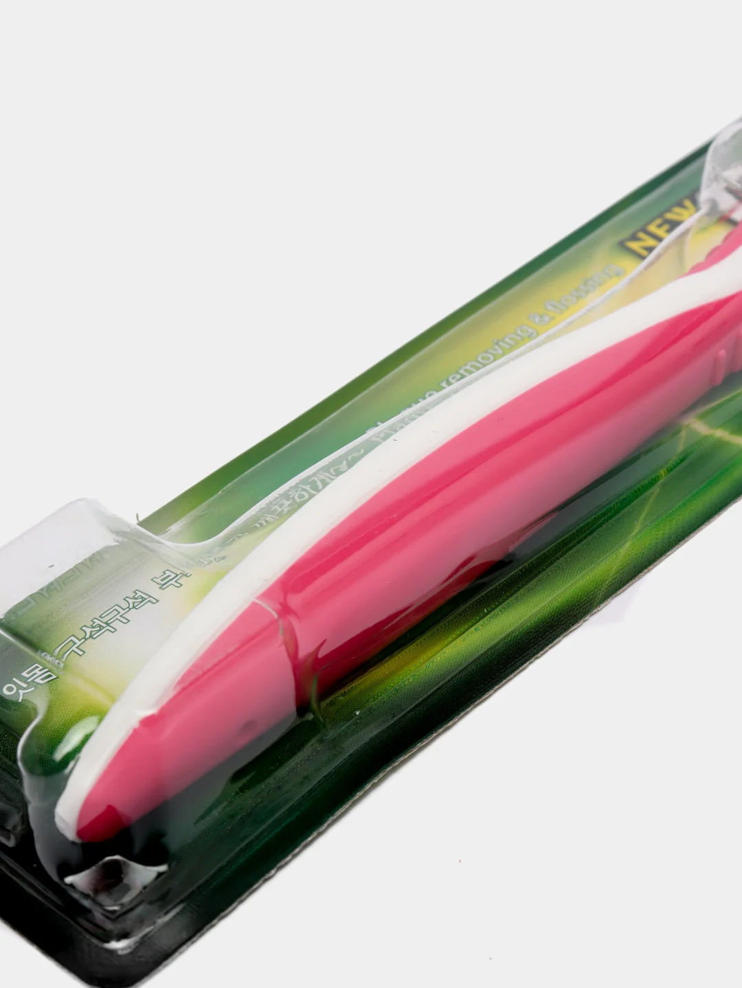 Тёмно-розовый зубная щетка CLIO New Guard R Toothbrush, с двумя видами щетинок