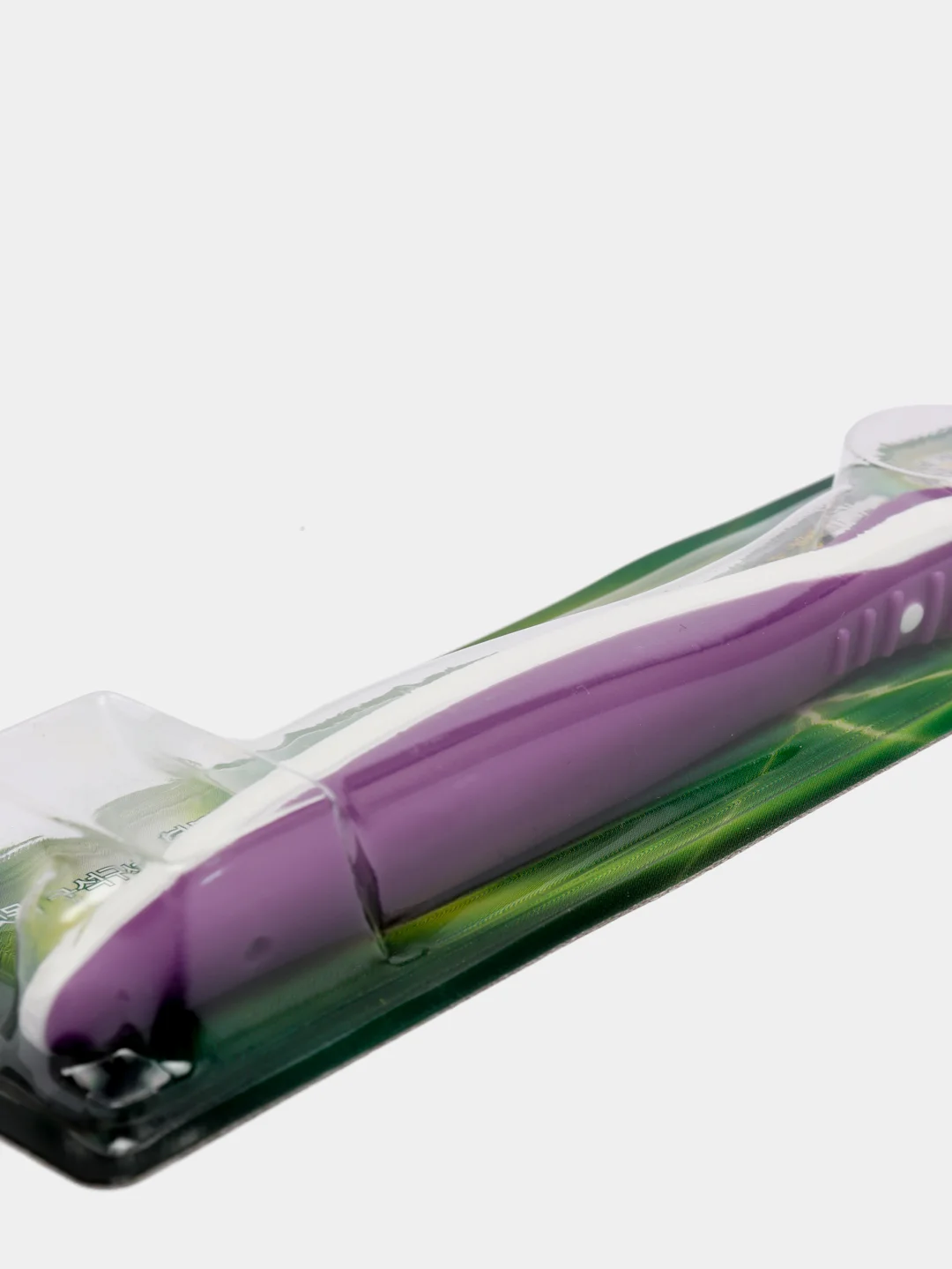 Пурпурный зубная щетка CLIO New Guard R Toothbrush, с двумя видами щетинок