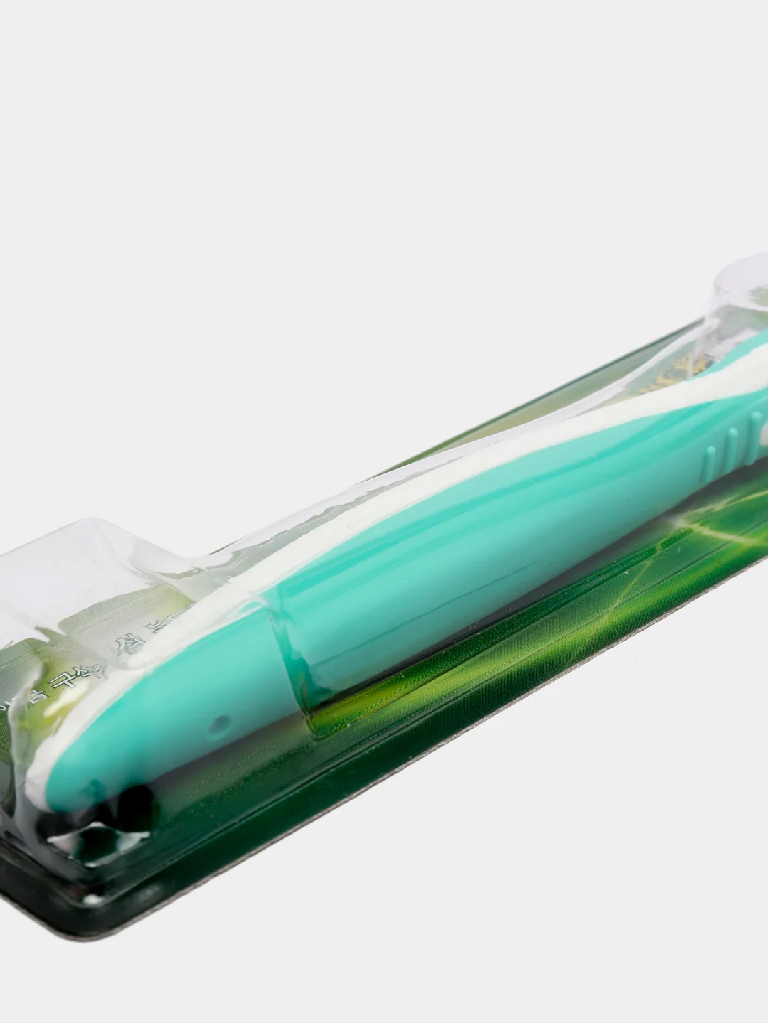 Бирюзовый зубная щетка CLIO New Guard R Toothbrush, с двумя видами щетинок