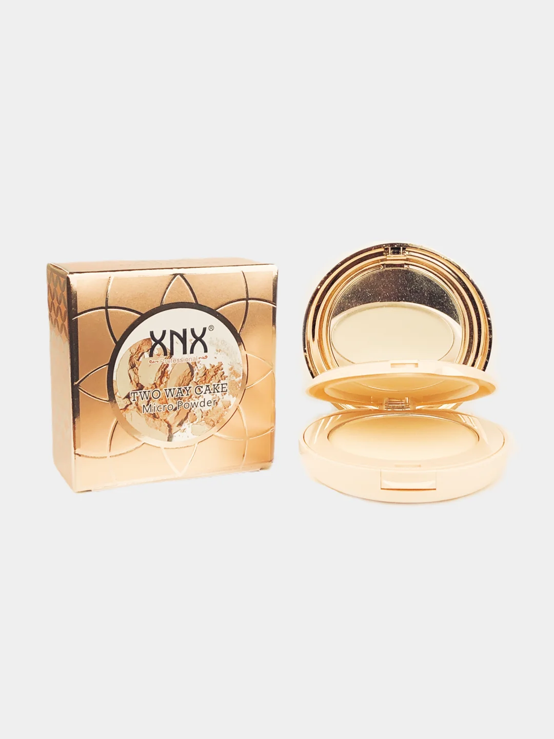 Двухъярусная пудра для закрепления макияжа для лица XNX Two Way Cake купить  по цене 99 ₽ в интернет-магазине KazanExpress