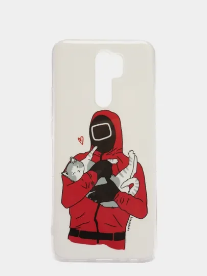 Чехол Xiaomi Redmi 9, Сяоми Редми 9 с рисунком Игра в кальмара