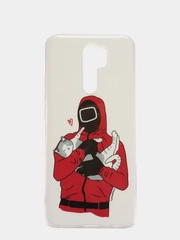 Чехол Xiaomi Redmi 9, Сяоми Редми 9 с рисунком Игра в кальмара