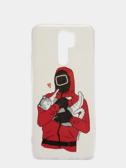 Чехол Xiaomi Redmi 9, Сяоми Редми 9 с рисунком Игра в кальмара