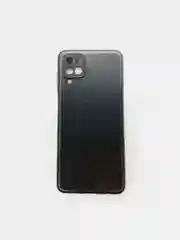 Черный чехол для Samsung A12/M12 под кожу силиконовый