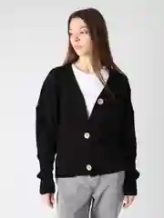 Черный кардиган женский oversize