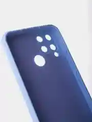 Голубой чехол с бархатной подкладкой Realme C11 2020 / C11 2021 / C20 / C25 / C25S, (10 цветов)