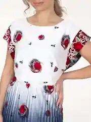 Красный платье женское Vilana "Елена", вискоза