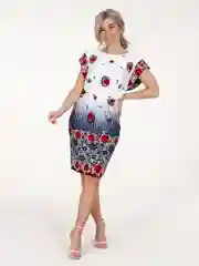 Красный платье женское Vilana "Елена", вискоза