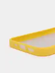 Желтый матовый полупрозрачный чехол, с защитой для камеры, шторкой, на iPhone (Айфон) 12/12 Pro