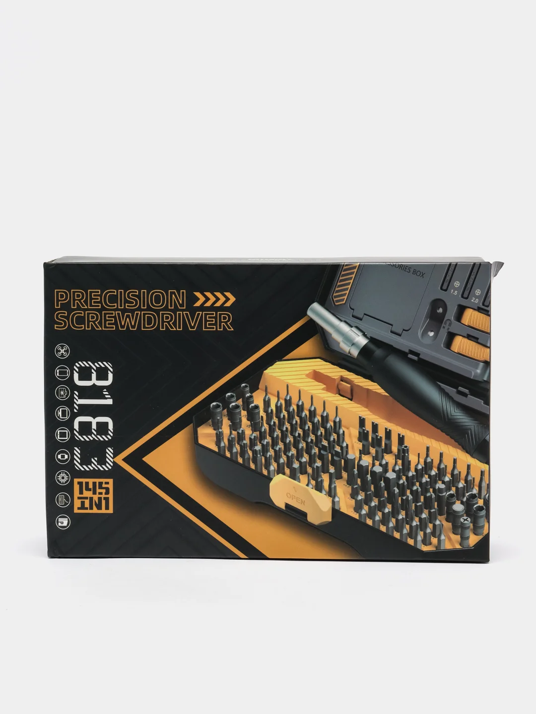 Отвертка и набор бит JAKEMY JM-8183, 145 в 1