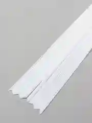 Белый молния потайная, неразъемная, 20 см, 3 цвета
