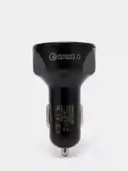 Черный автомобильное зарядное устройство Quick Charge 3.0., c 4 USB