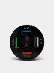Черный автомобильное зарядное устройство Quick Charge 3.0., c 4 USB