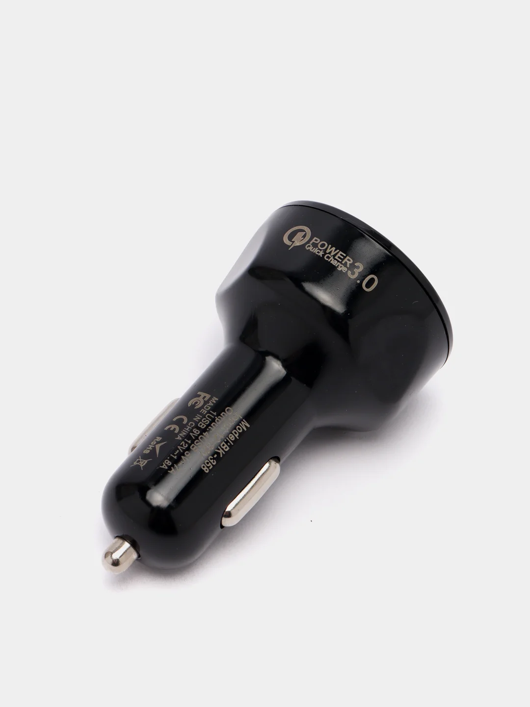 Черный автомобильное зарядное устройство Quick Charge 3.0., c 4 USB