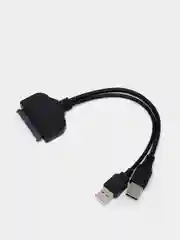 Черный кабель-преобразователь USB 3,0 на Sata