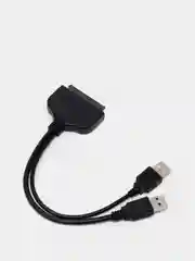 Черный кабель-преобразователь USB 3,0 на Sata