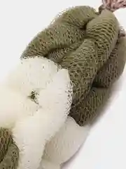 Зеленый мочалка для тела