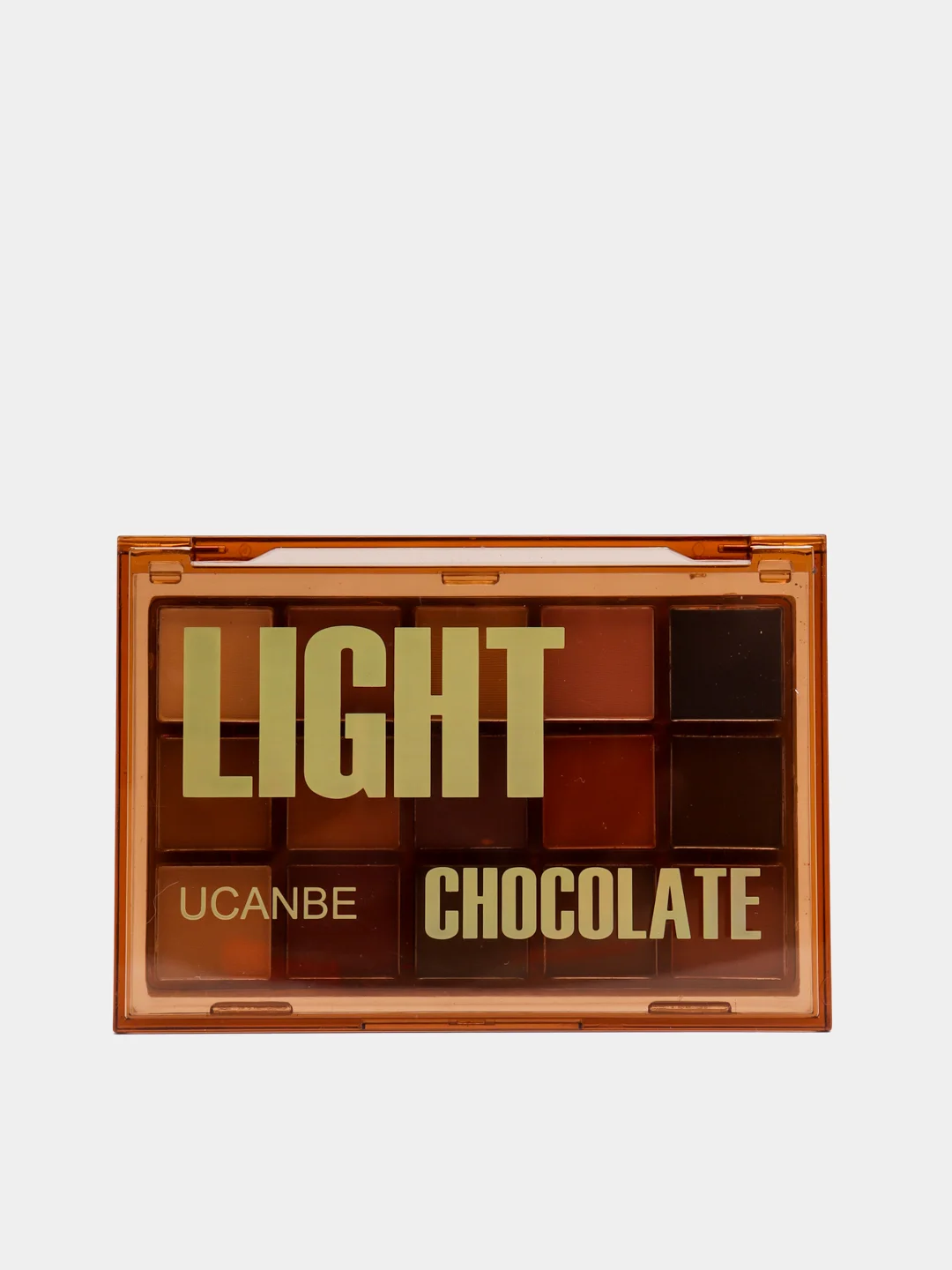 Палетка теней для век, нюдовые оттенки, 15 цв. - UCANBE (Light Chocolate)