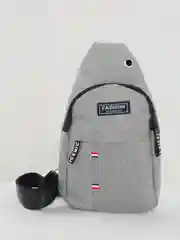 Серый сумка мужская, рюкзак через плечо