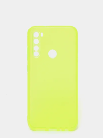 Чехол Xiaomi Redmi Note 8, Note 8 2021, Редми Нот 8 прозрачный плотный неоновый с оттенком
