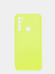 Чехол Xiaomi Redmi Note 8, Note 8 2021, Редми Нот 8 прозрачный плотный неоновый с оттенком