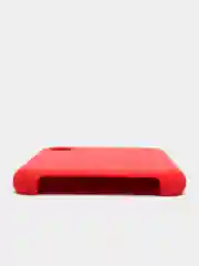 Красный чехол силиконовый на iPhone XR (айфон)