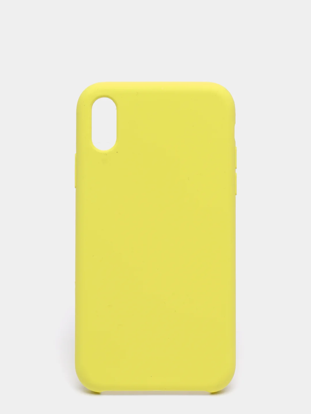 Лимонный чехол силиконовый на iPhone XR (айфон)
