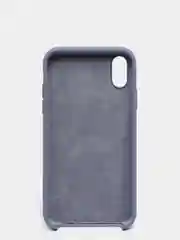 Синий меланж чехол силиконовый на iPhone XR (айфон)