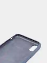 Синий меланж чехол силиконовый на iPhone XR (айфон)