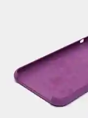 Пурпурный чехол силиконовый на iPhone XR (айфон)