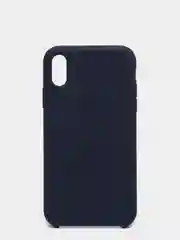 Индиго чехол силиконовый на iPhone XR (айфон)