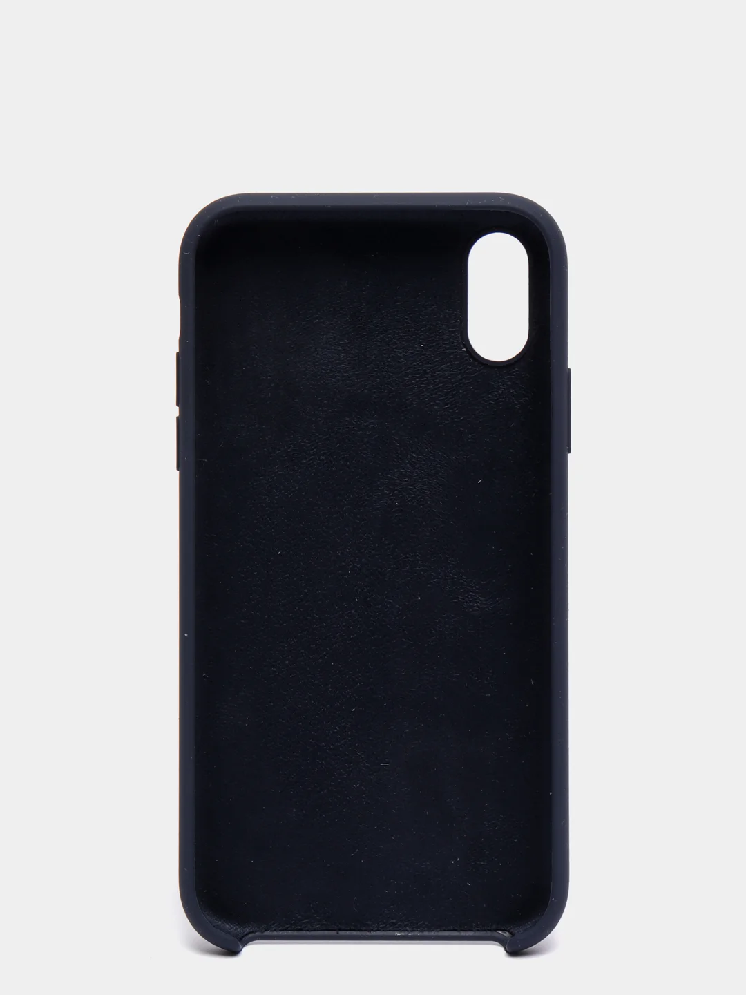 Индиго чехол силиконовый на iPhone XR (айфон)