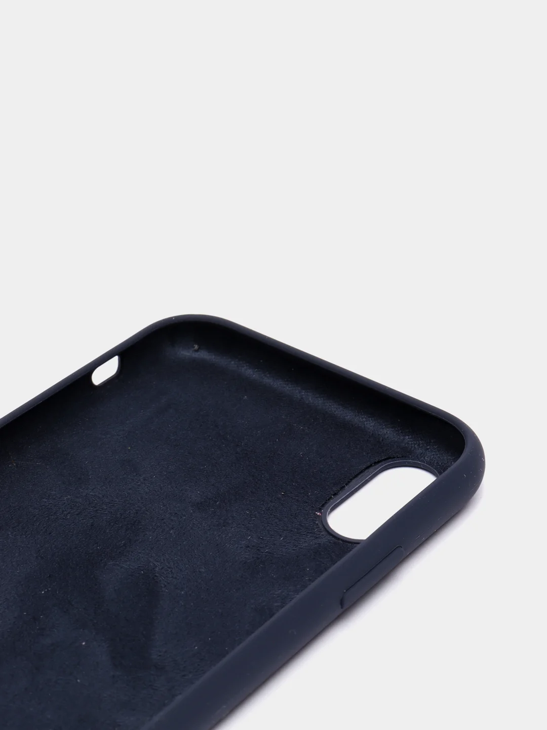Индиго чехол силиконовый на iPhone XR (айфон)
