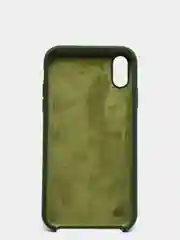 Оливковый чехол силиконовый на iPhone XR (айфон)